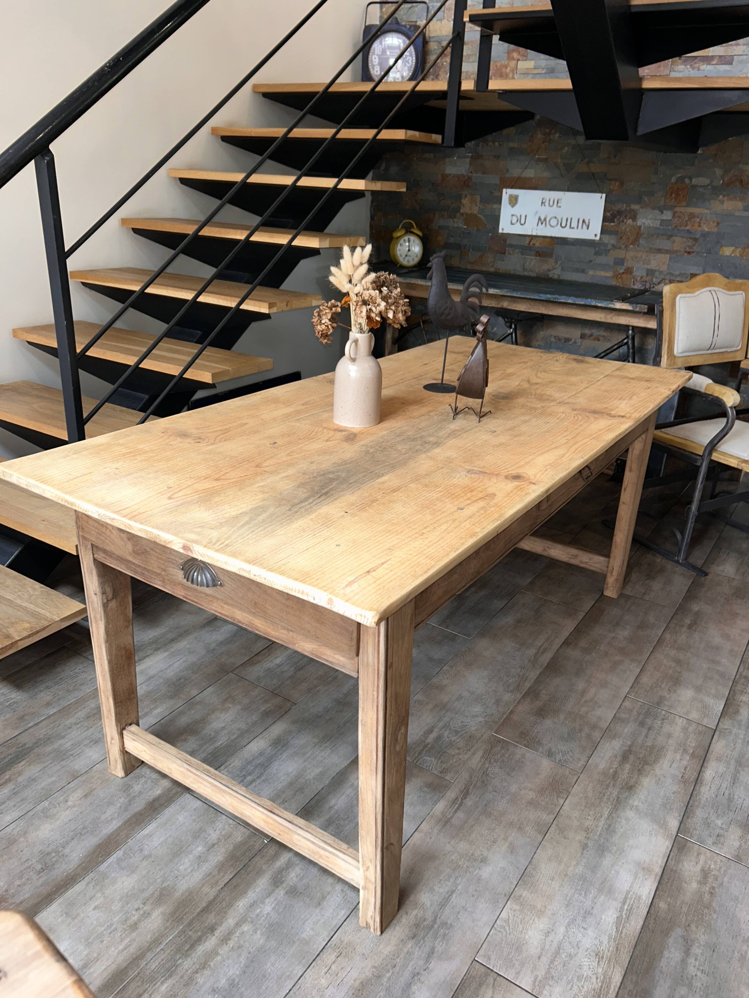 Renovated farmhouse table