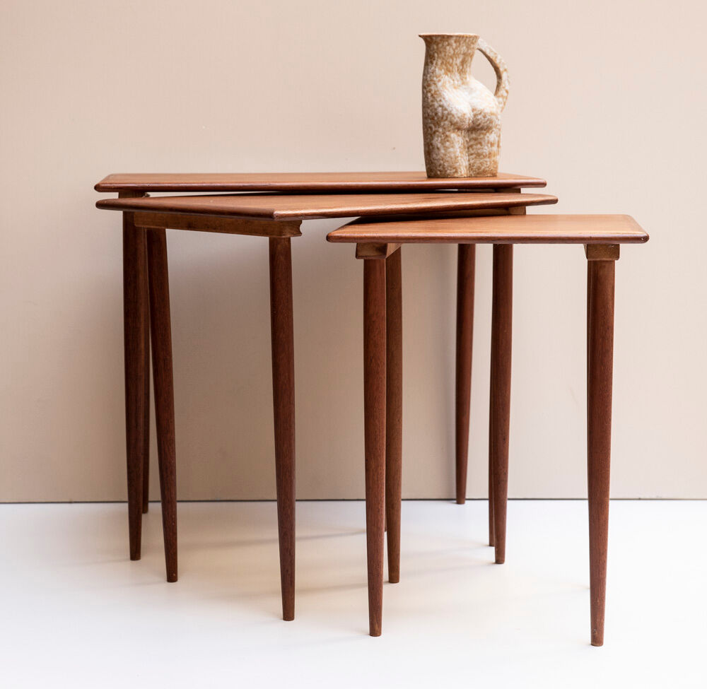 Suite of vintage nesting tables