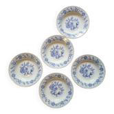 Lot de 5 assiettes creuses Blue Onion