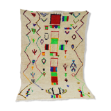 Tapis berbère coloré fait main 266 x 135 cm