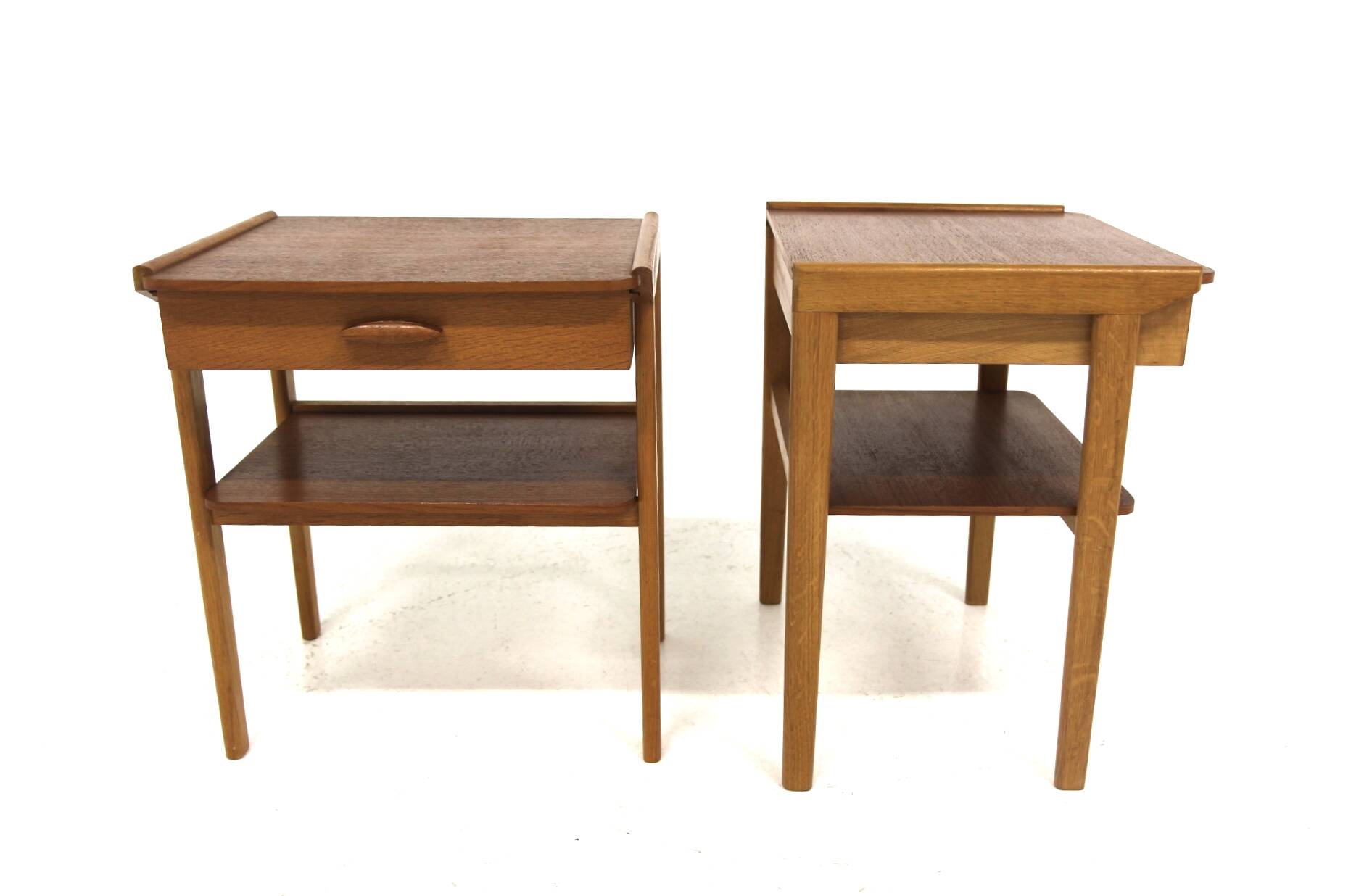 Pair of Scandinavian teak bedside tables, Sweden, 1960