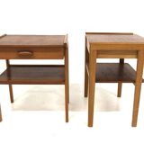 Pair of Scandinavian teak bedside tables, Sweden, 1960