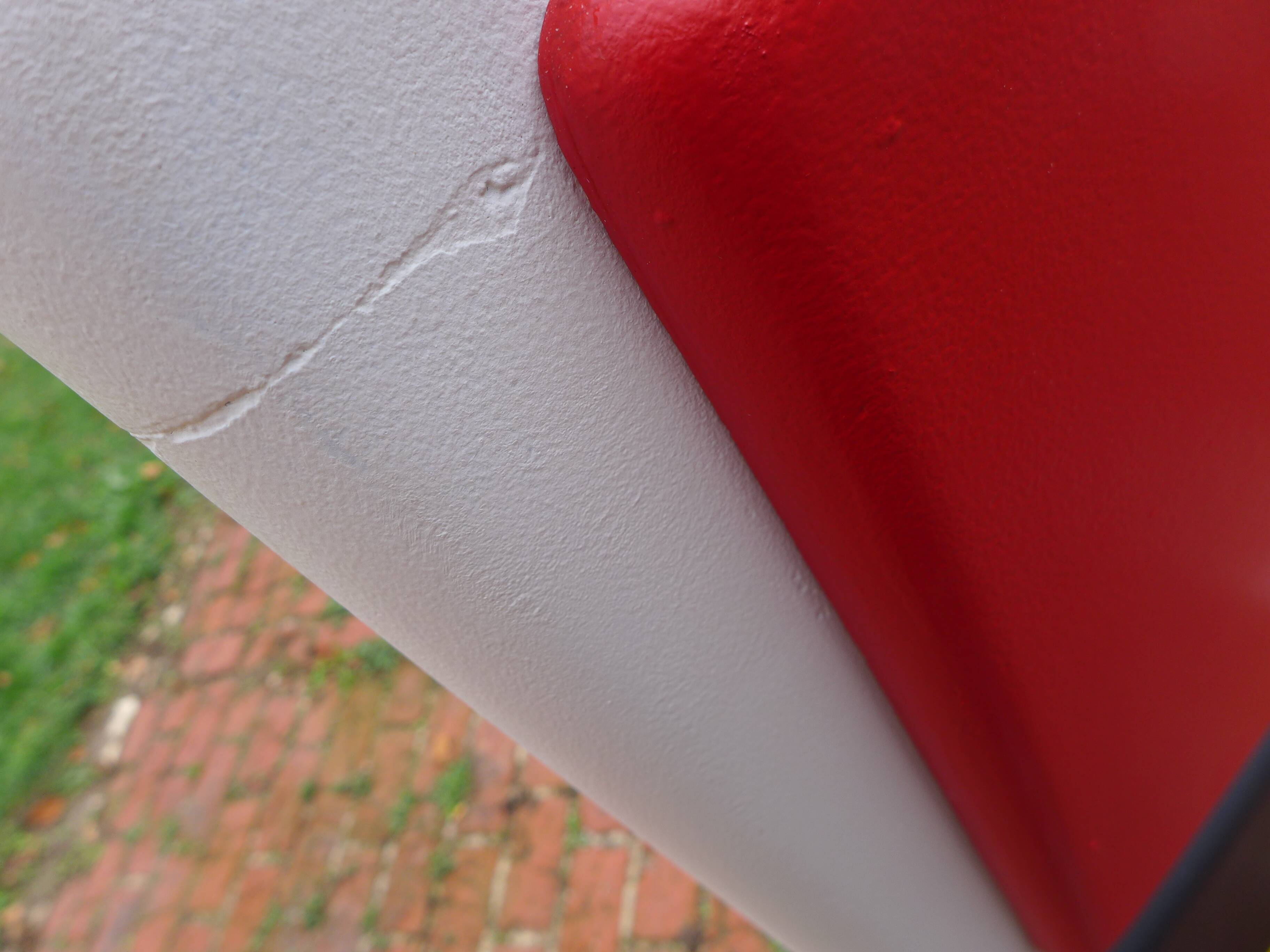 Renovated buffet in Mondrian colors