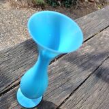 Blue opaline vase