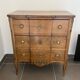 Transitional chest of drawers in solid cherry wood, early 20th century
