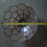 Pink mother-of-pearl lampshade