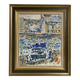 Émile Compard Abstract Oil on Canvas, France circa 1950s