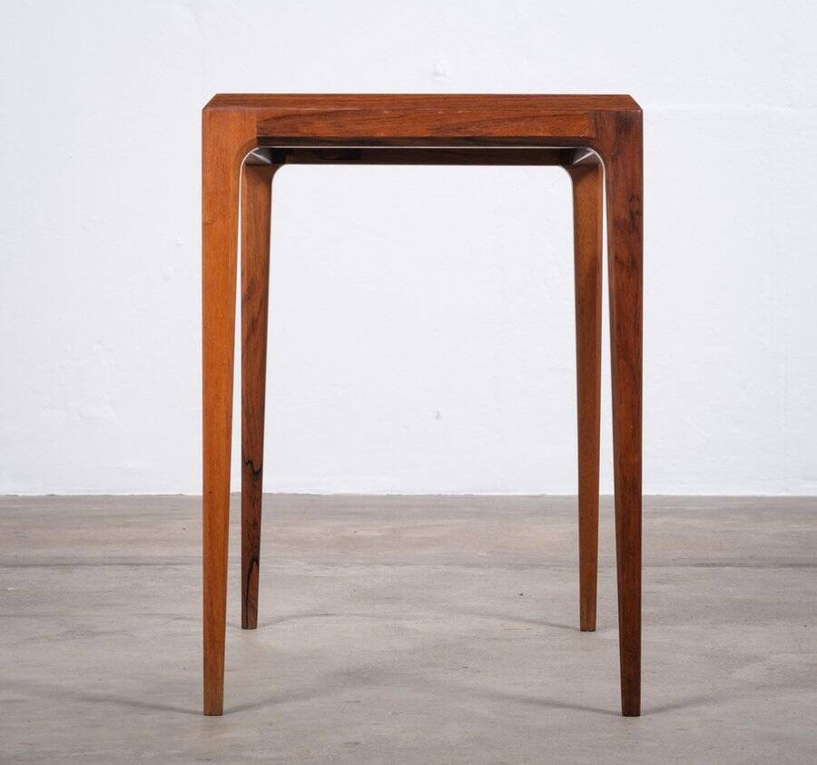 Rosewood Side Table by Johannes Andersen for Silkeborg Møbelfabrik, Denmark, 1960s