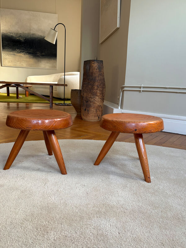Tabourets Berger Perriand originaux