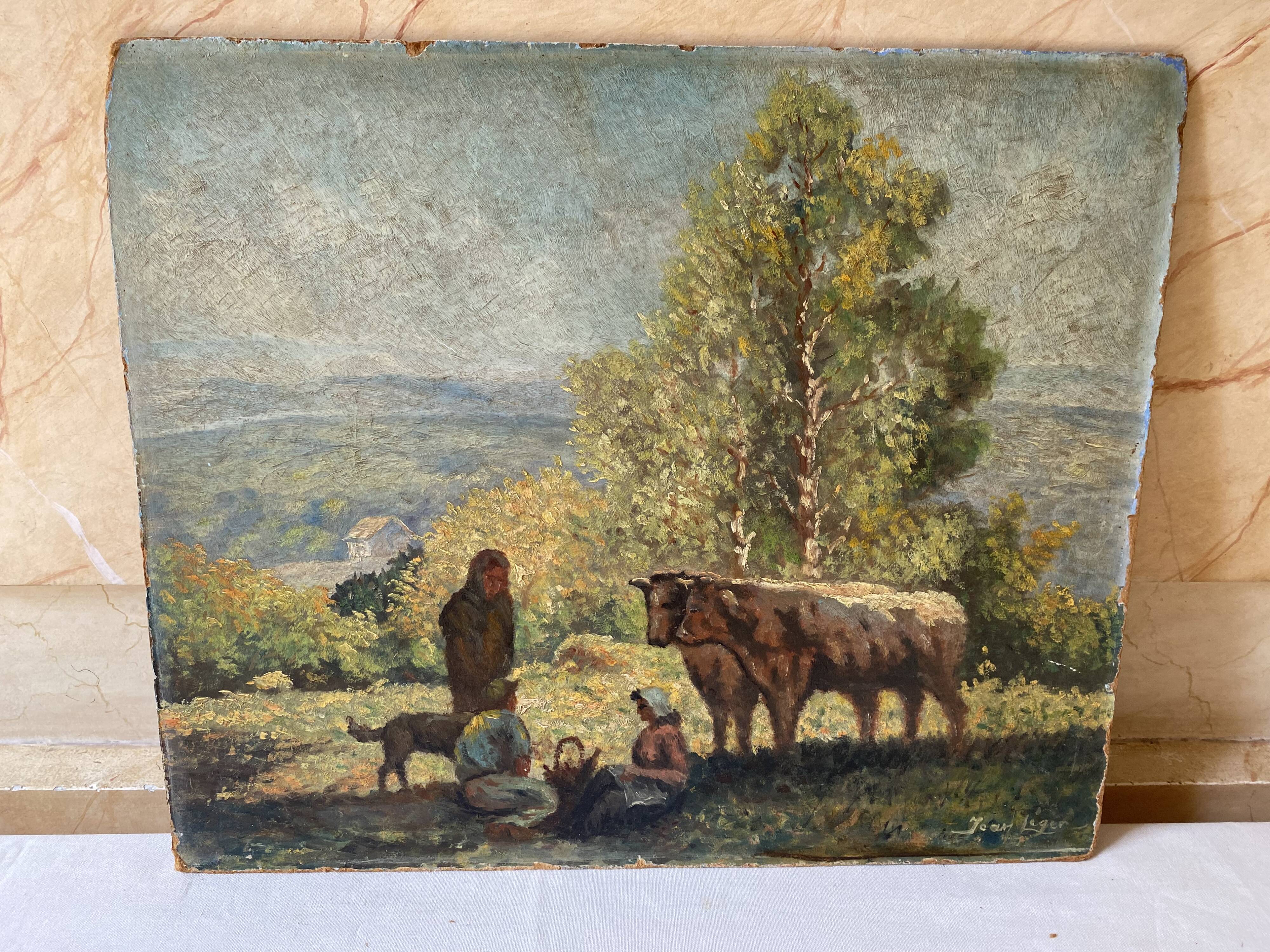 Peinture impressionniste signée