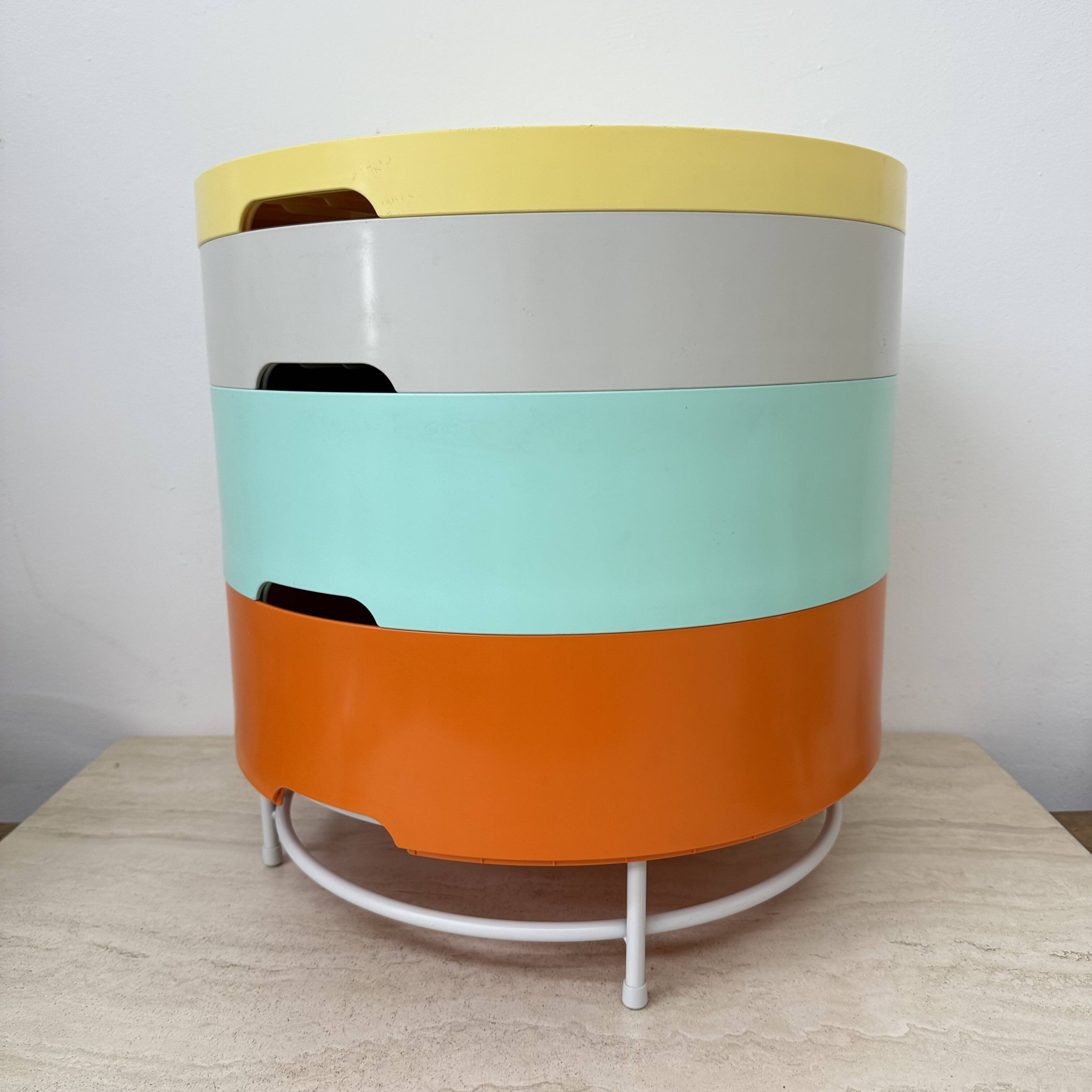 Vintage Ikea modulair side table by Richards Brill en A. Williams