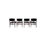 Ensemble de 4 chaises vintage