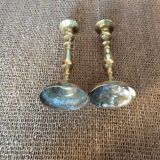 Copper candlesticks