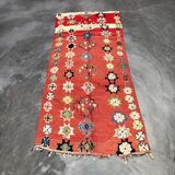 Moroccan carpet boujad orange - 173 x 350 cm