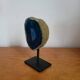 Blue Geode Agate on support