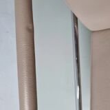 2 vintage nude leather "Cinema" easy chairs by Gunilla Allard for Lammhults | 1990s