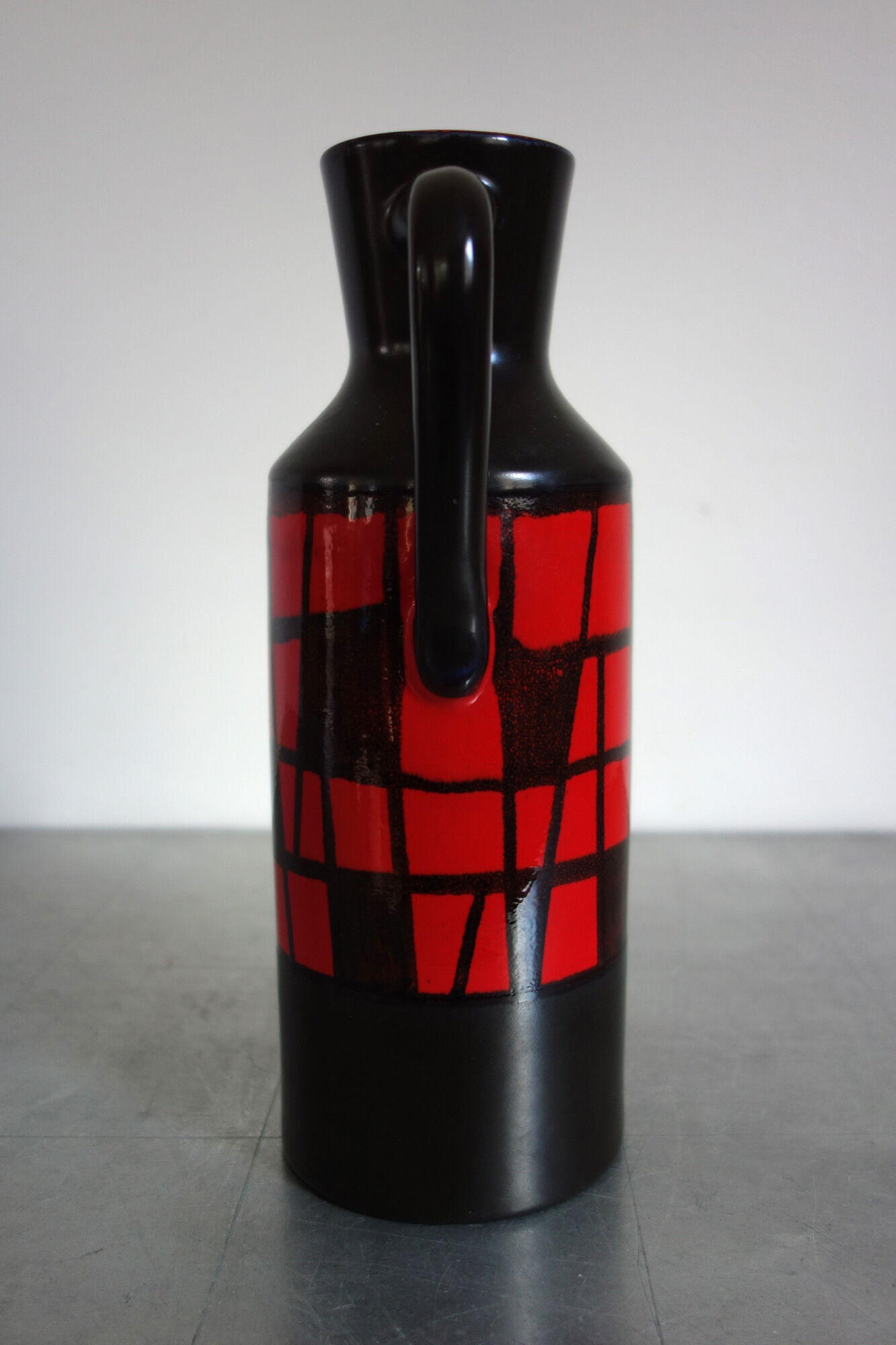 Ceramic handle pitcher, Elchinger Manufacture - 50s