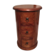 Furniture round solid rosewood 3 drawers 1950/60
