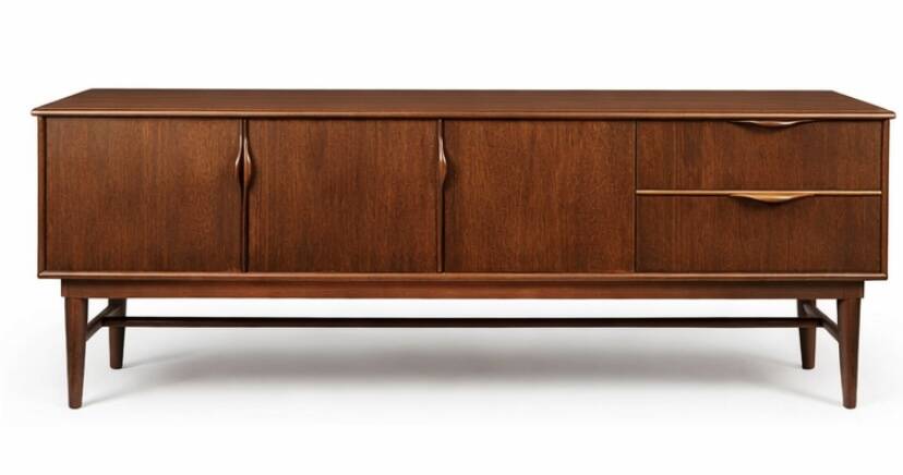 Enfilade scandinave vintage en teck