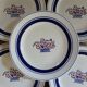 5 assiettes à dessert anciennes Digoin et Sarreguemines
