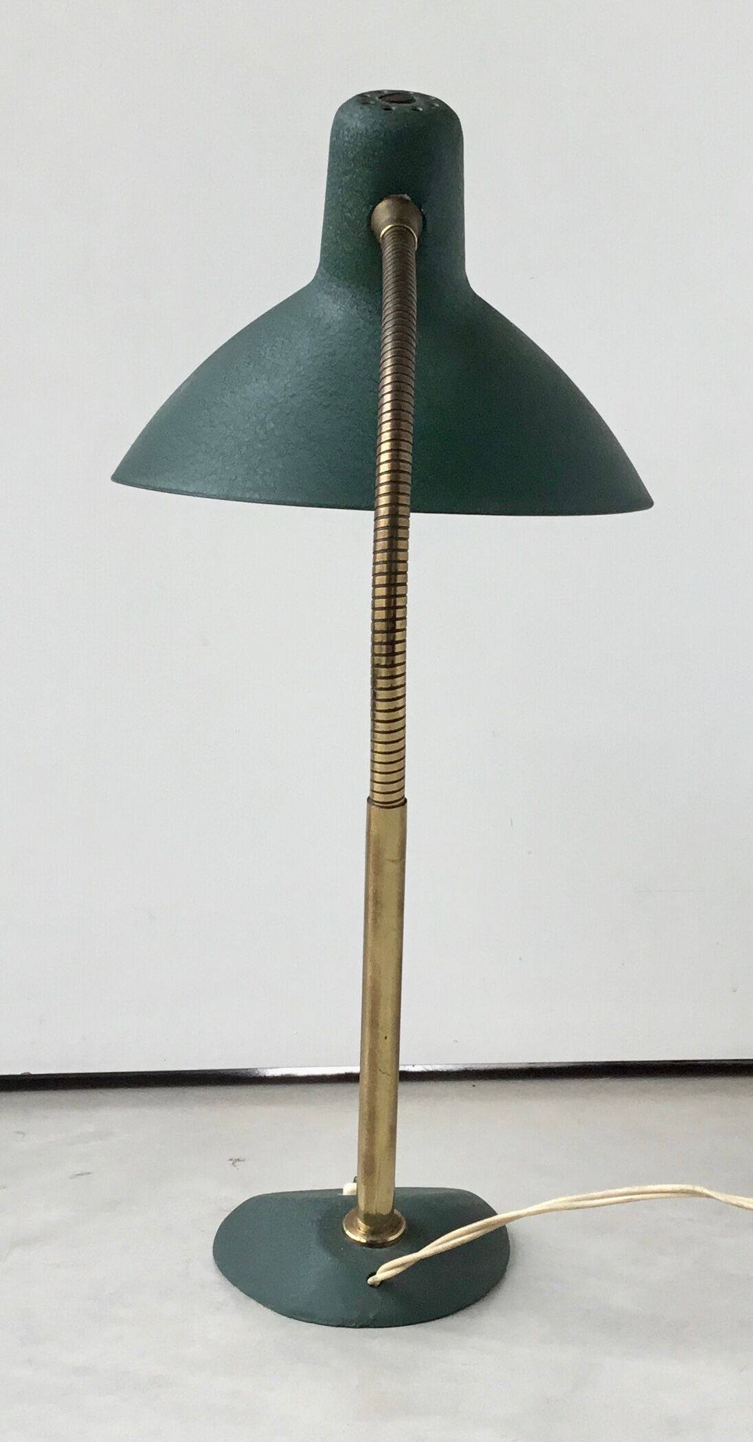 Flexible modernist desk lamp, design 1950