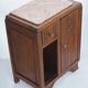 Bedside art deco pink marble