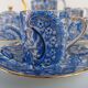 Coffee service in limoges porcelain, by lazeyras.