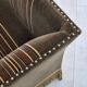 1970s, Danish 2 seater sofa, original condition, green velour, beech wood legs.