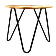 Dirk van Sliedrecht – Vintage 1950s Triangular Glass Table