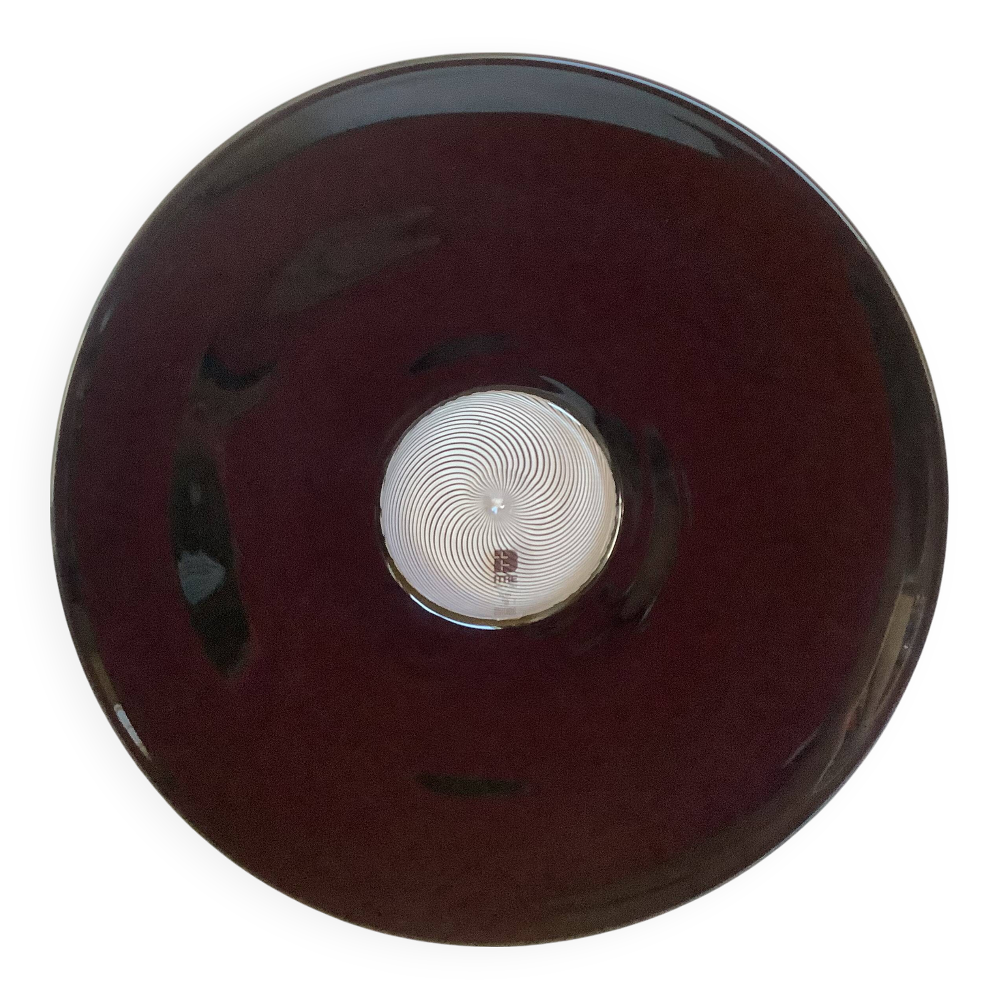 Murano Itre Vetri large spiral dish bowl