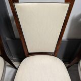 Set of 4 vintage one-piece chairs