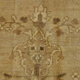 7x10 Cream & Brown Vintage Persian Rug, 205x316Cm