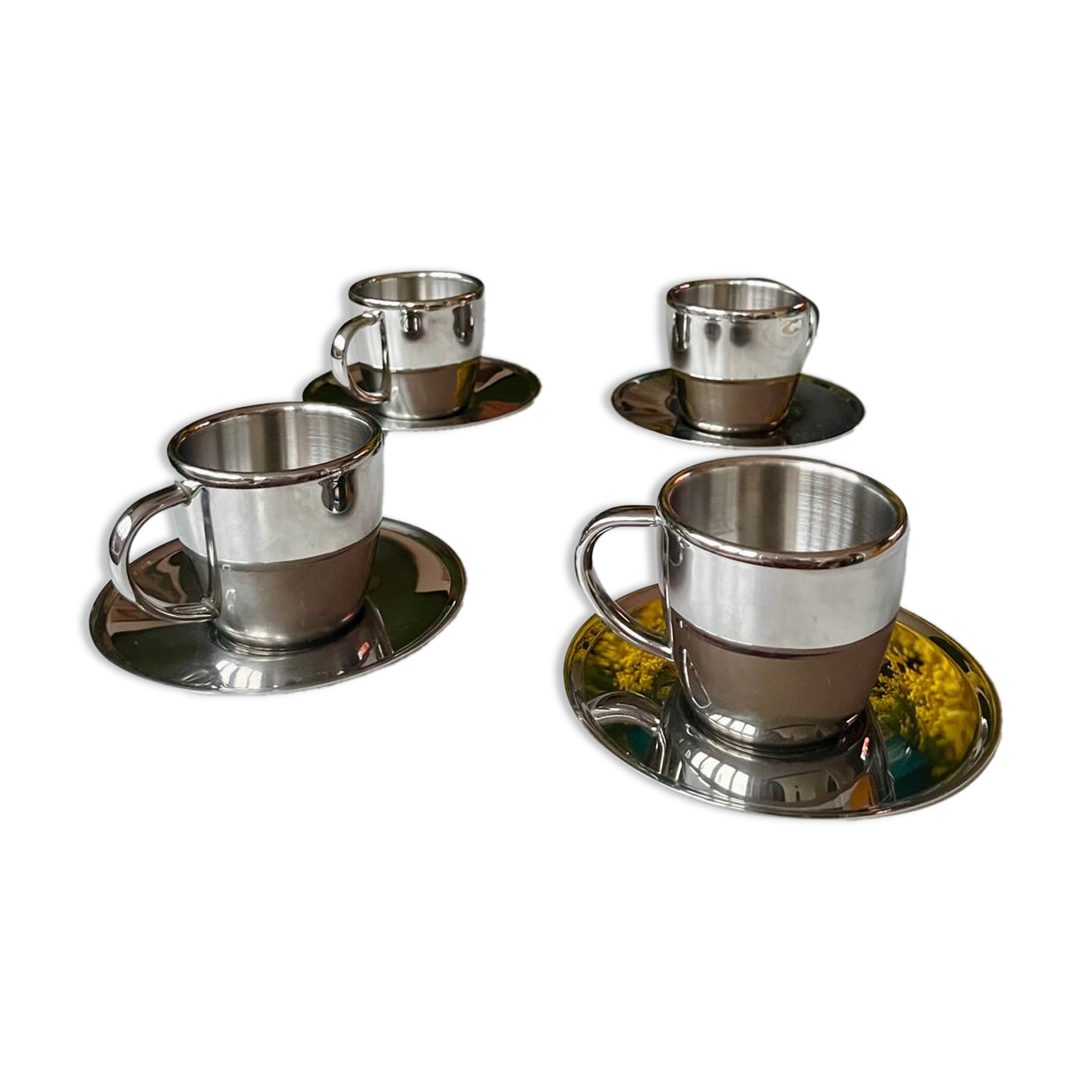 Stainless steel coffee service