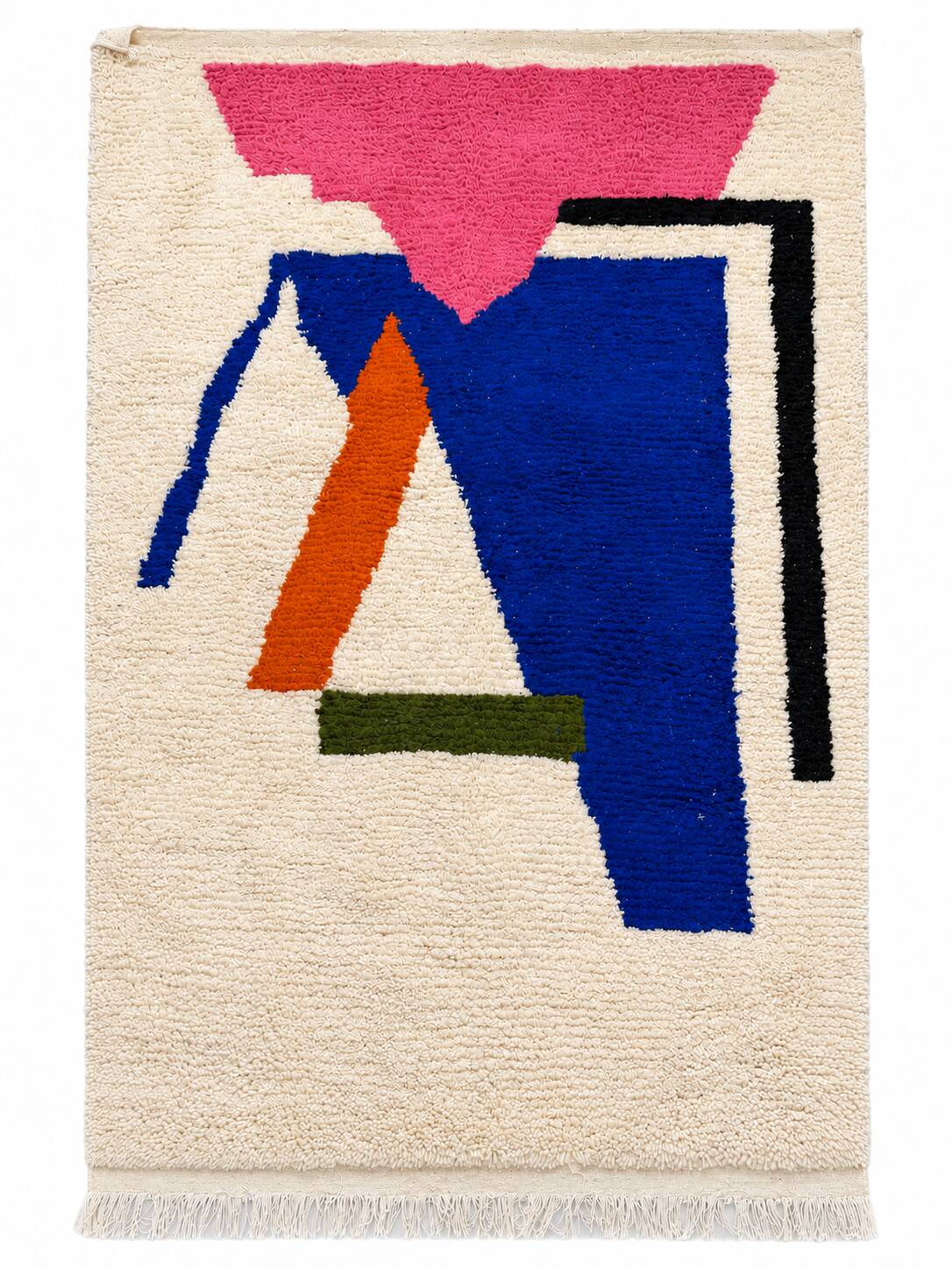 Handmade Berber rug from Morocco – Artisan piece – 164 × 253 cm