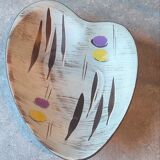 West German Freeform MCM ceramic plate, 1950s/60s