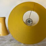 Ceramic table lamp and decorative pot 1980
