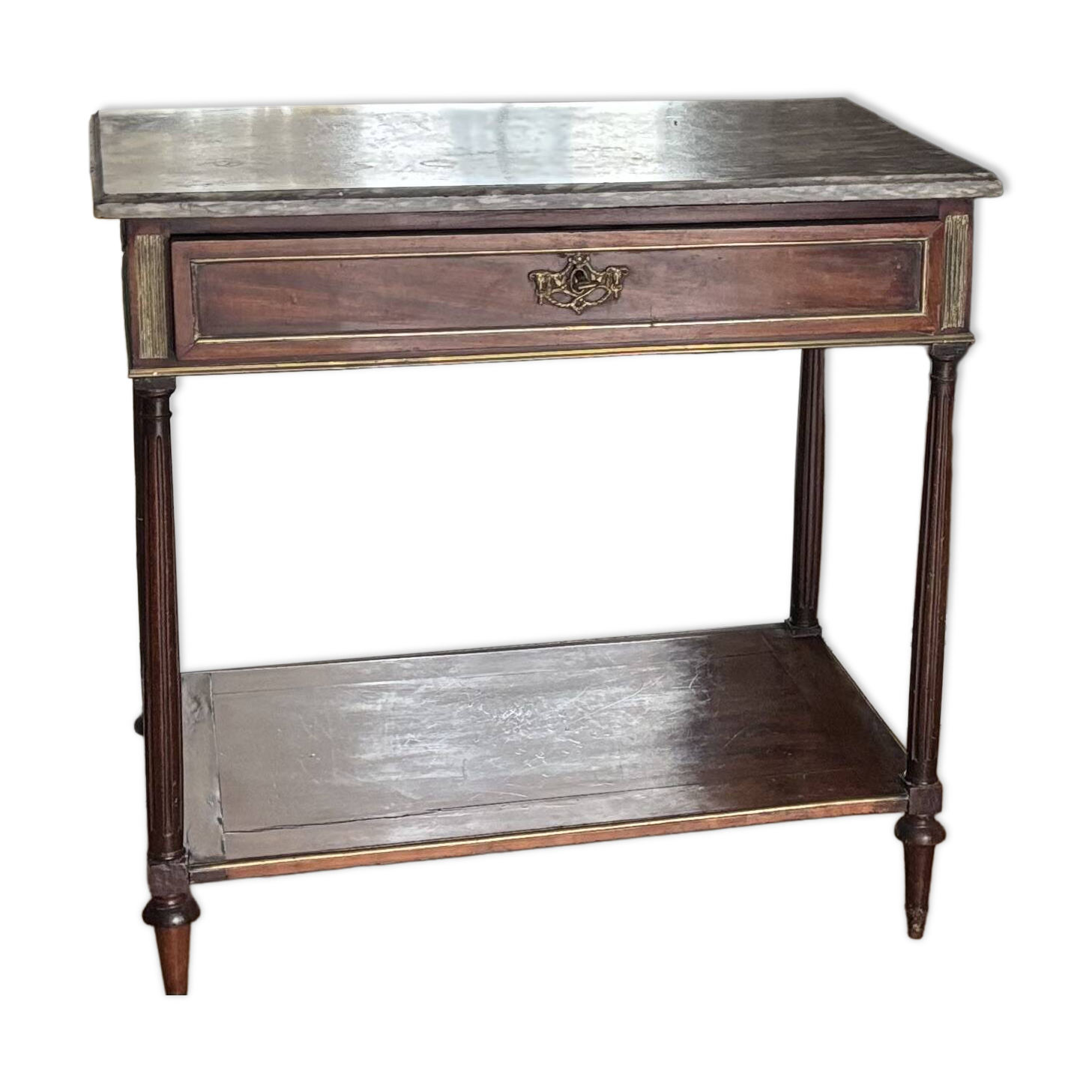 Louis XVI XVIII dessert with its marble