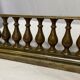 Fireplace bar, bronze fireplace bar Louis XVI style, Napoleon III era