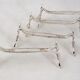 Christofle Chrysanthème, 4 silver-plated knife rests, excellent condition.