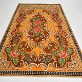 Wine Red & Orange Classic Vintage Kilim Rug, 171x289Cm