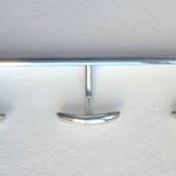 3-hook coat rack, chrome-plated, 60s