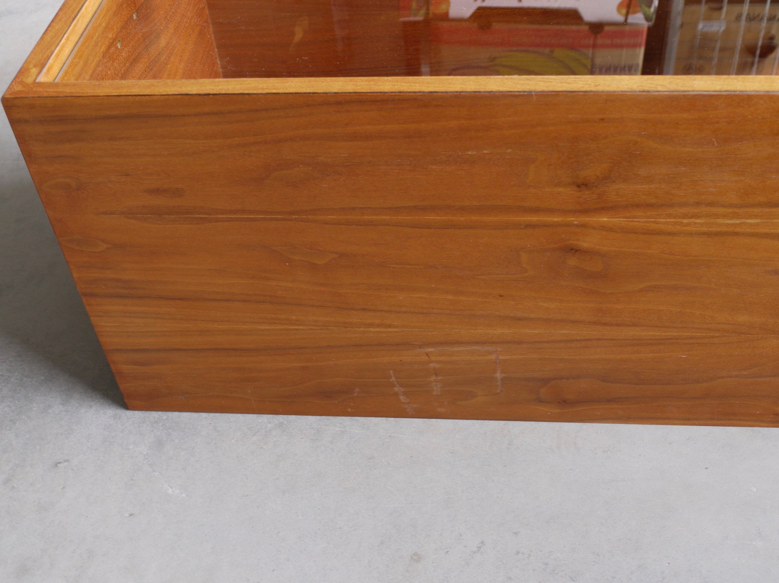 Large Danish Walnut Wall-Mounted Cabinets. 1960s, Set of 2