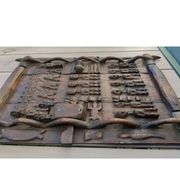Grain loft door DOGON MALI sculpture African Art