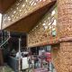 XXeme iron-cast spiral staircase