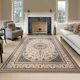Chaku beige and black persian carpet 310x430 cm