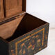 Antique black lacquered pine chest – China, circa 1900