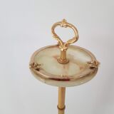 Ashtray on vintage marble stand