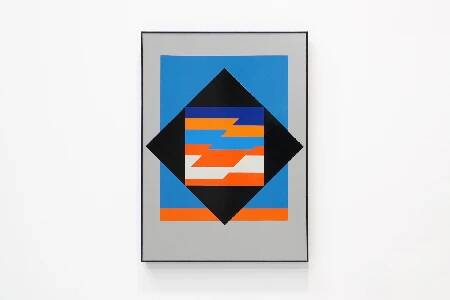 Guy Vandenbranden, Early XL Geometric Abstract Composition