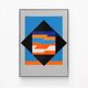 Guy Vandenbranden, Early XL Geometric Abstract Composition
