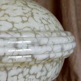 Clichy Glass Art-Deco Suspension